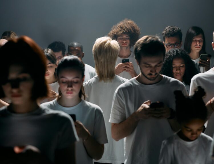 young person experiencing digital loneliness